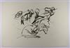 JACQUES VILLON Group of 12 etchings from Les Travaux et Les Jours.